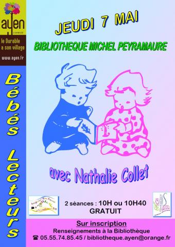 Affiche bébés lecteurs 7 mai